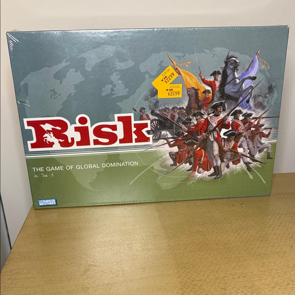 Risk Board Game - Classic Strategy Game with Red and Green Colors